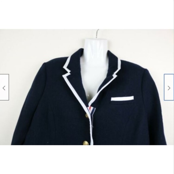 Neiman Marcus Thom Browne 3/4 Sleeve Blazer - Picture 3 of 7